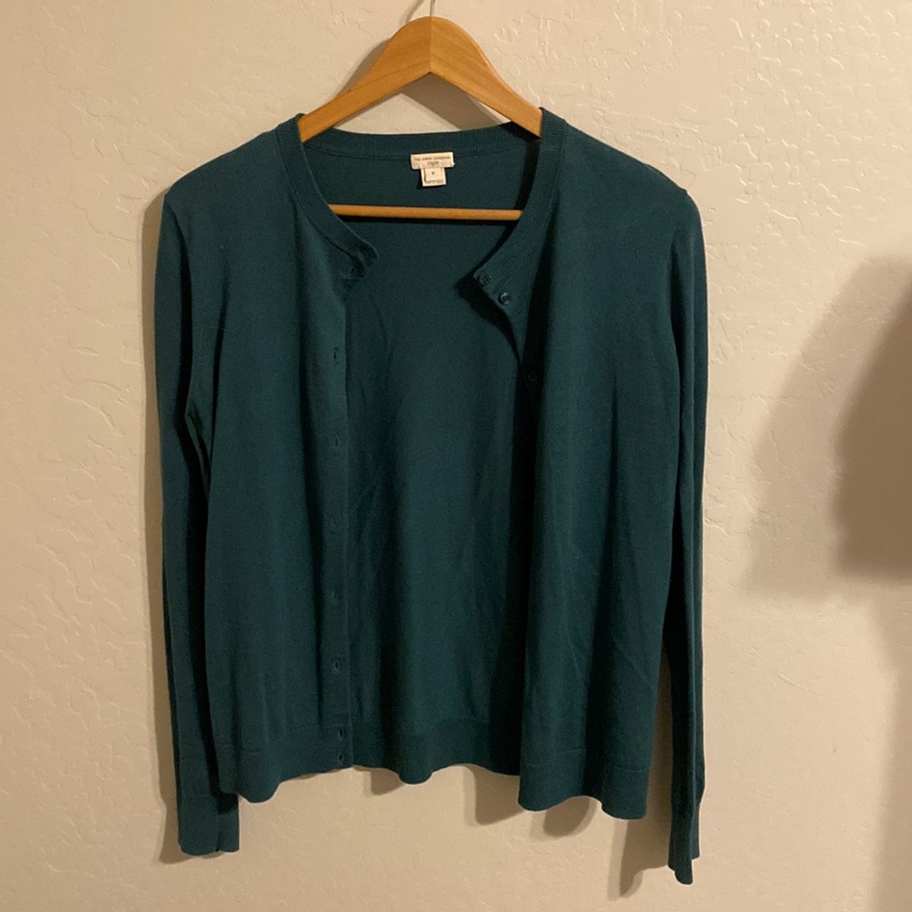 J. Crew. The Caryn Cardigan. Teal. Size Medium.